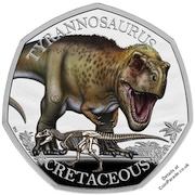 2024 Tyrannosaurus 50p - Tales of the Earth - Charles III